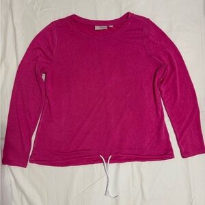 Bright Pink Long Sleeve Top